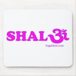 Shalom with Om in Sanskrit Mousepads