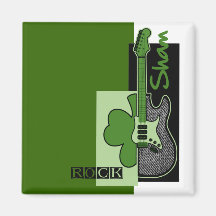 Sham Rock. St. Patrick's Day Gift Magnet