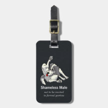 Shameless Male Bag Tag