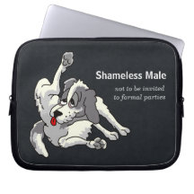 Shameless Male Laptop Computer Sleeve