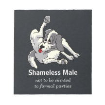 Shameless Male Memo Note Pads