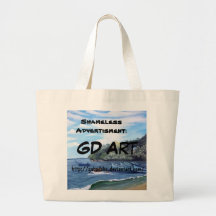 Shamless plug canvas bag