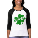 Shamrock 4 leaf clover t-shirts