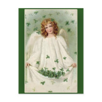 Shamrock Angel St. Patrick's Day Cards Post Card