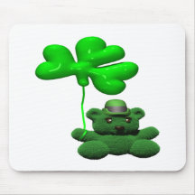Shamrock Bear Mousepad