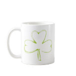 Shamrock Brushed Lime Coffee Mugs