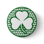 Shamrock Pinback Button