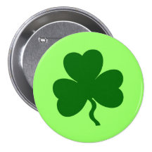 Shamrock Button (You Pick The Size!)