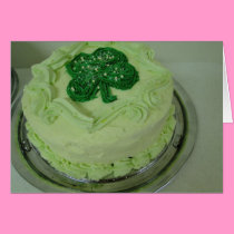 Shamrock Cake, St. Patrick's Day cards