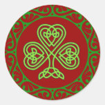 Shamrock celtique autocollant