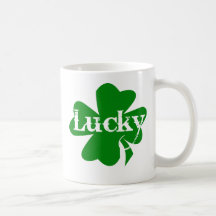 Shamrock chanceux de vert de jour de St Patricks d Mugs