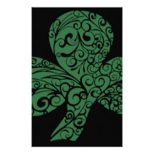 Shamrock Design Personalized Stationery