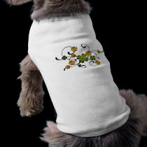 Shamrock Dog T Shirt pet clothing