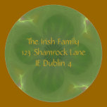 Shamrock Envelope Seal stickers