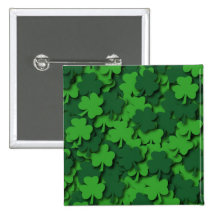Shamrock Field Button #1