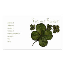 Shamrock Fields Business Card