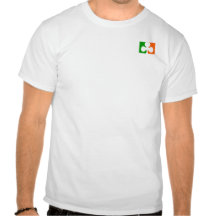 Shamrock Flag - pocket size Tee Shirts