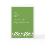 Shamrock Garden St Patricks Day Card