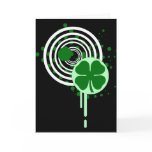 shamrock hi-fi bubbles greeting card