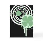 shamrock hi-fi bubbles greeting card