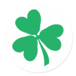 Shamrock/ Ireland Round Sticker