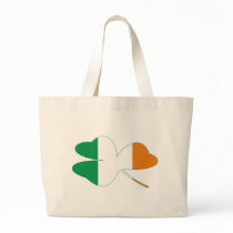 Shamrock Irish Flag Canvas Bag