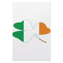 Shamrock Irish Flag Customized Stationery