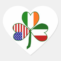 Shamrock italien autocollants