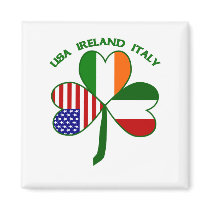 Shamrock Italy USA Irish