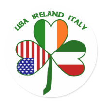 Shamrock Italy USA Irish