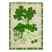 Shamrock Letter Card