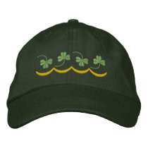 Shamrock Line Embroidered Hats