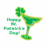 Shamrock Margarita with Greeting t-shirts
