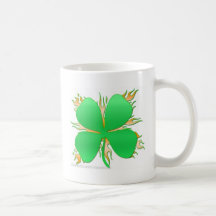 shamrock on fire mugs