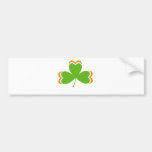 Shamrock-Orange-Flash Bumper Sticker