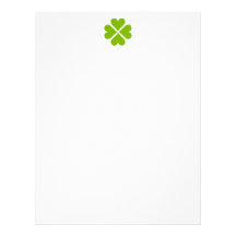 shamrock personalized letterhead