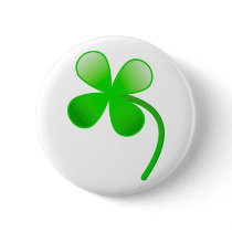 Shamrock Pinback Button