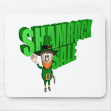 Shamrock Sale Mouse Pads