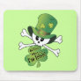 Shamrock Skull Mouse Pads