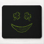 Shamrock smile mousepads