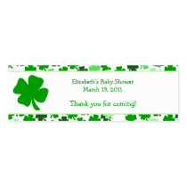Shamrock St. Patricks Day Custom Favour Tag