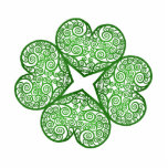 Shamrock Swirls Acrylic Cut Outs