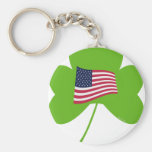 Shamrock-USA-2 Key Chains