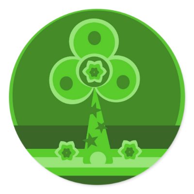 Shamrock Windmill Sticker by elledeegee