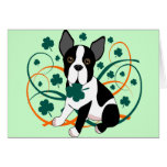 Shamrockin Terrier Cartes De Vœux
