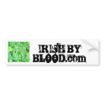 shamrocks-702309, IRISH BY BLOOD.com bumper stickers