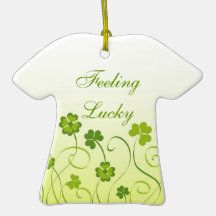 Shamrocks and clovers ornament