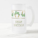 Shamrocks and Gold Irish Wedding Coffee Mugs