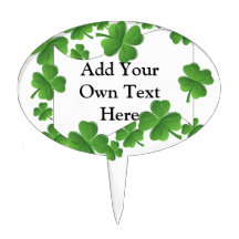 Shamrocks Cake Toppers