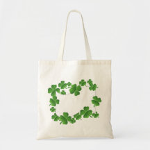 Shamrocks Canvas Bag